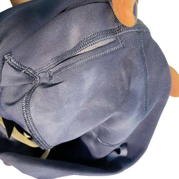 Lululemon Womens High-Rise navy Blue Shorts Size 4 RN106259 stretch tie dye - Picture 5 of 10